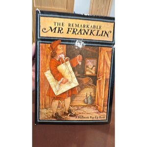 Vintage Hallmark Cards POP-UP Book The Remarkable Mr. Franklin